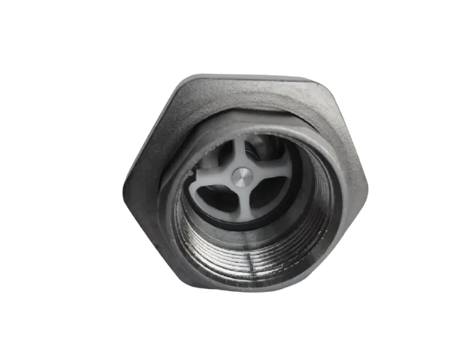 União Check Valve BTFlex - vista inferior