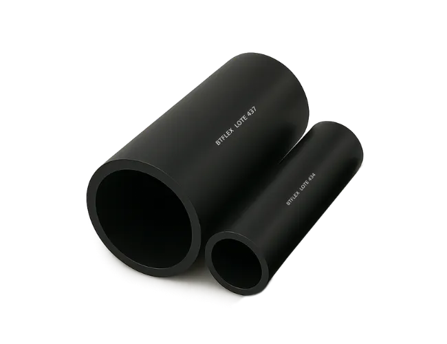 tubulação pead pe100 btflex mineração preta